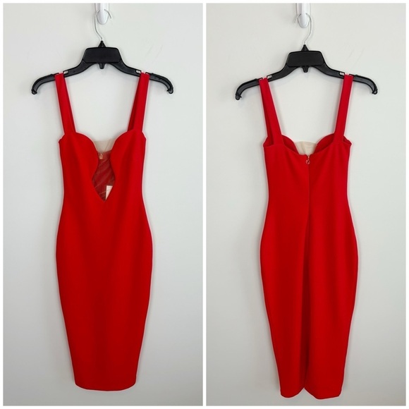 Nookie Minx Midi in Cherry Size XS - Picture 2 of 12